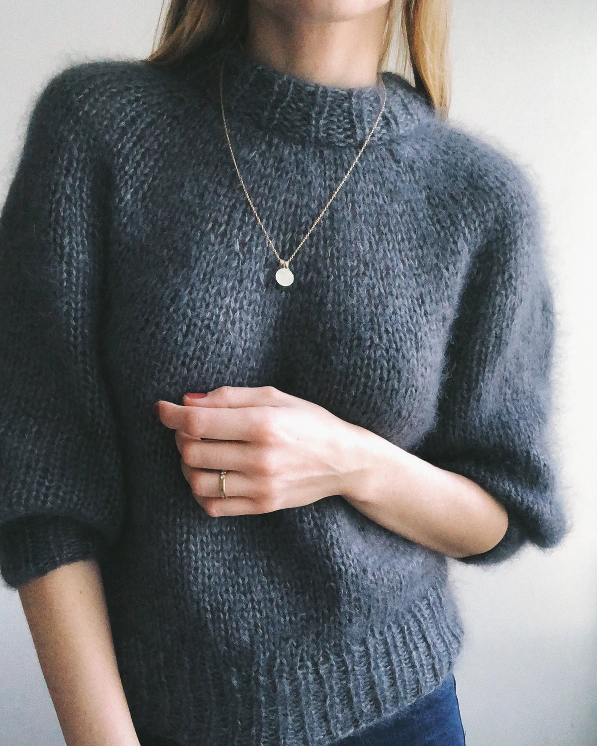 Saturday Night Sweater, Petite Knit. Knitting Pattern