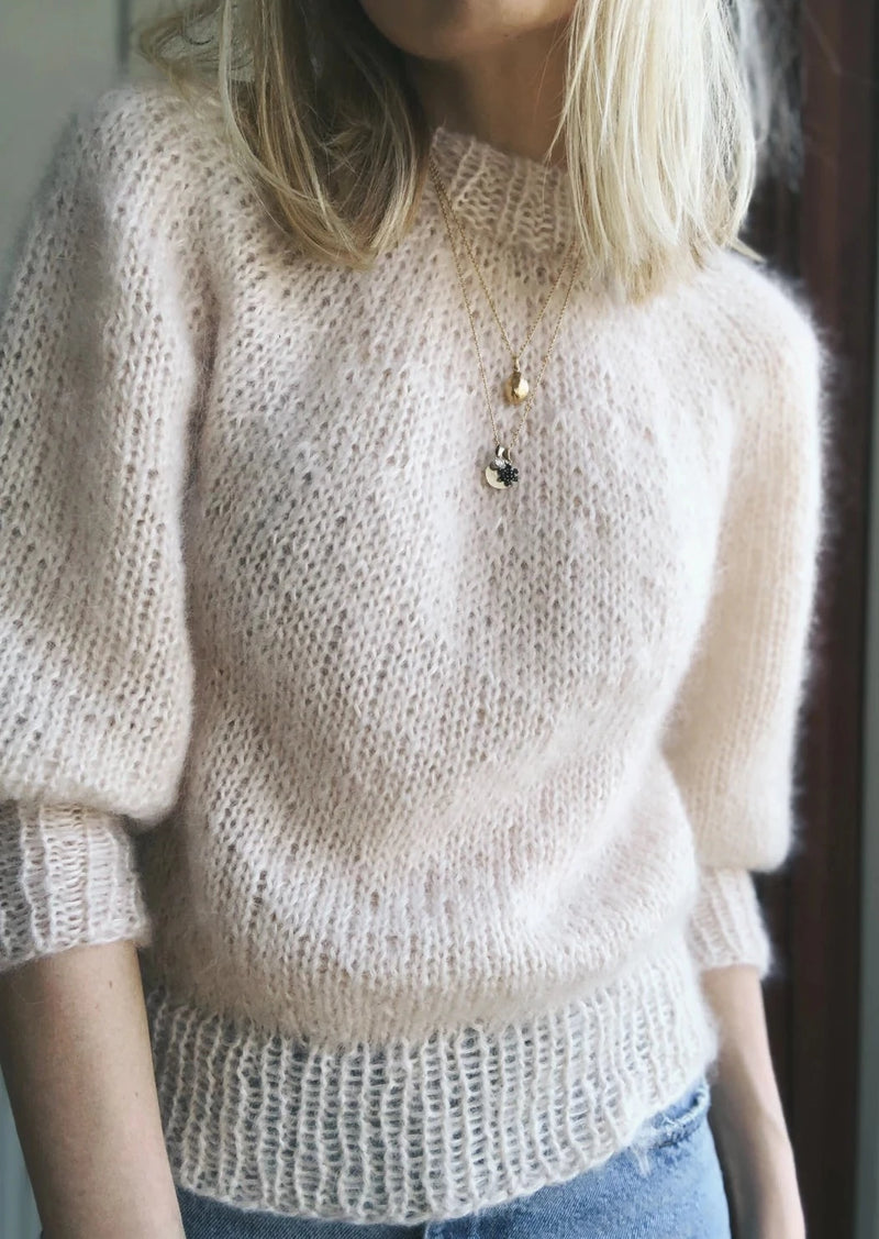 Saturday Night Sweater, Petite Knit. Knitting Pattern