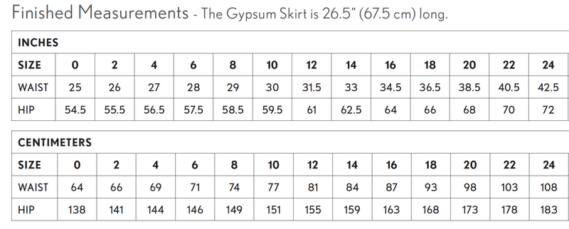 Sew Liberated - Gypsum Skirt