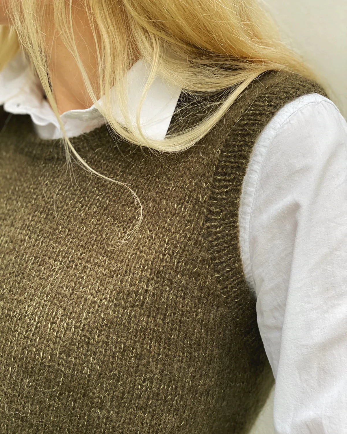 Stockholm Slipover - Adult, Petite Knit. Knitting Pattern