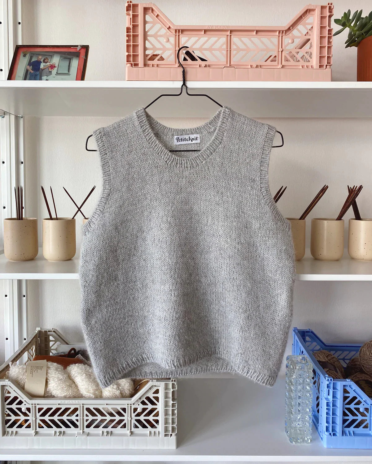 Stockholm Slipover - Adult, Petite Knit. Knitting Pattern