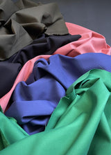 Stretch Cotton Dobby Corduroy.  Jet Black