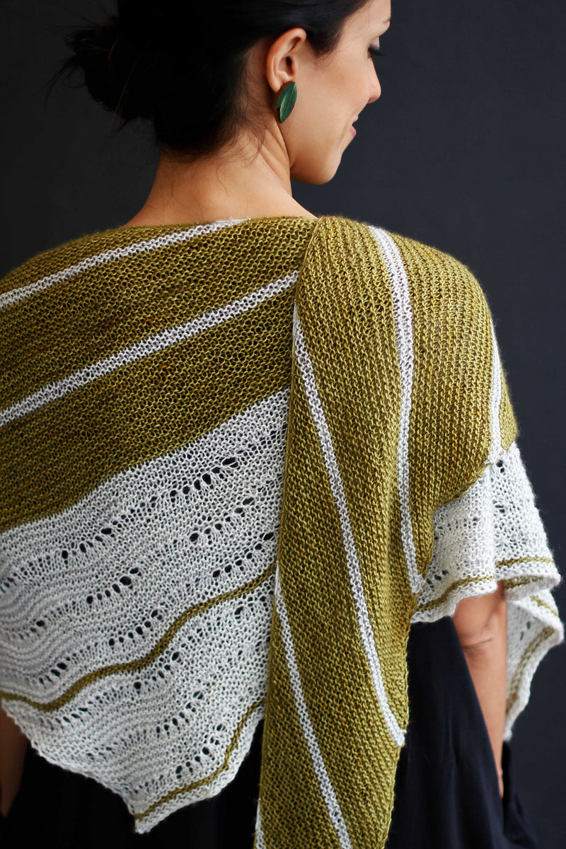 The Girl From The Grocery Store Shawl, Joji. Print Knitting Pattern