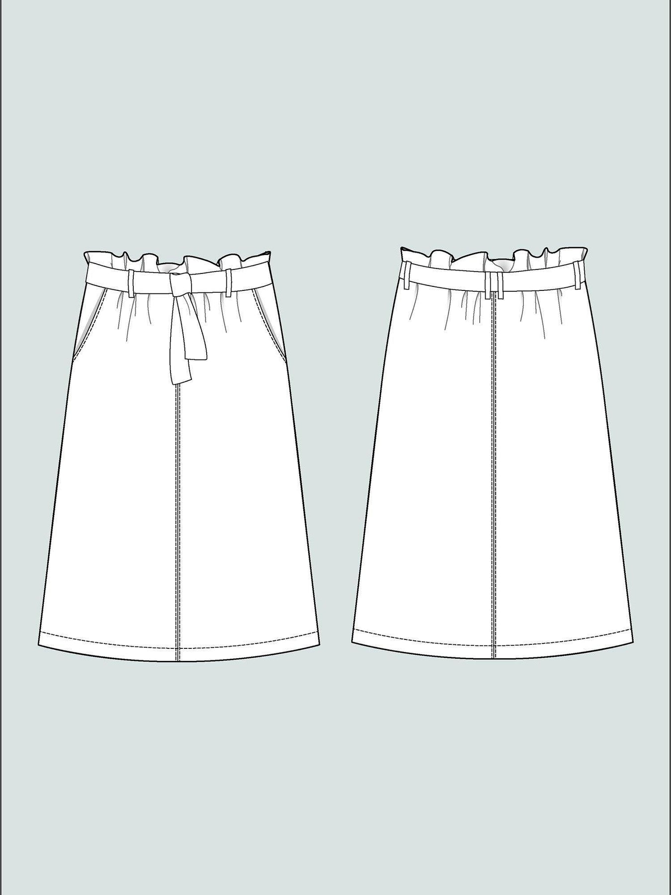 The Assembly Line - A-Line Midi Skirt