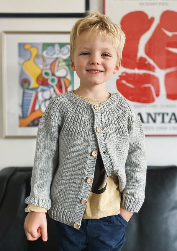 Anker's Jacket Junior - Petite Knit. Knitting Pattern