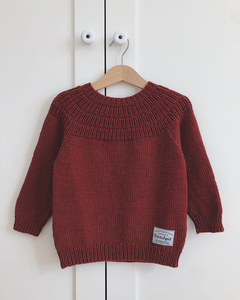Anker's Sweater - Petite Knit. Knitting Pattern