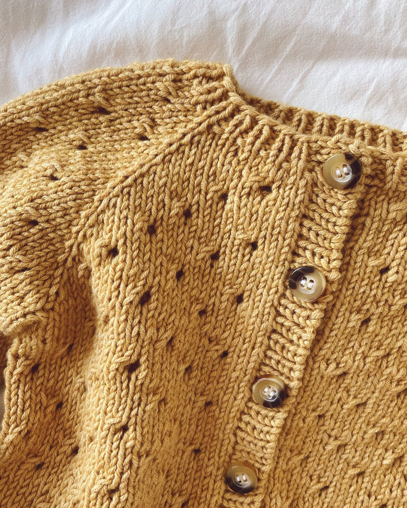 Anna's Summer Cardigan, Petite Knit. Knitting Pattern