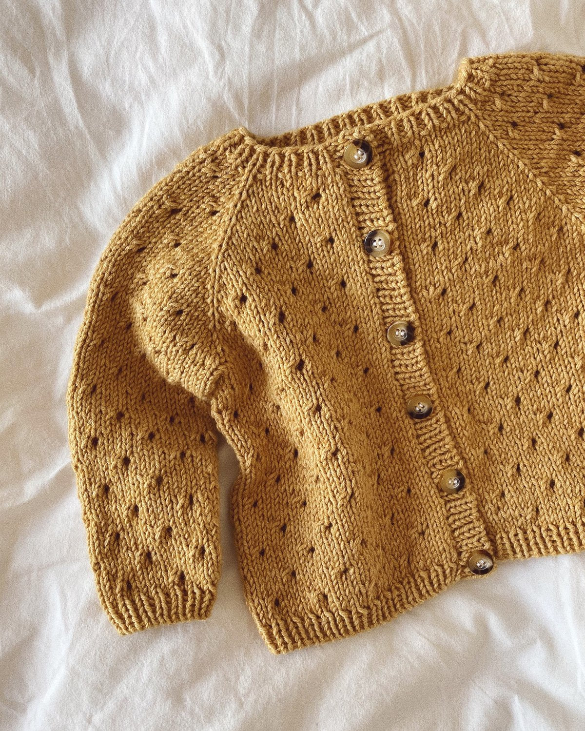 Anna&#39;s Summer Cardigan, Petite Knit. Knitting Pattern