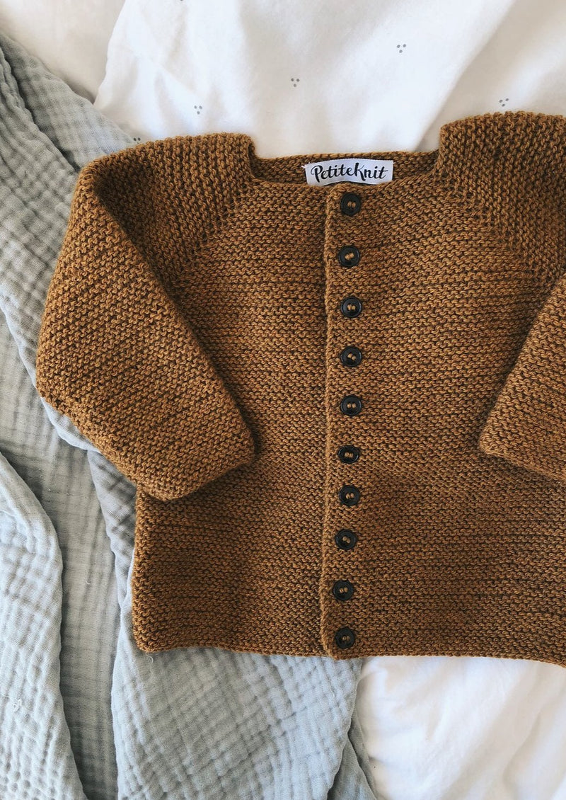 Beginner's Jacket - Petite Knit. Knitting Pattern