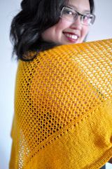 Cerasus Shawl, Laura Chau. Print Knitting Pattern