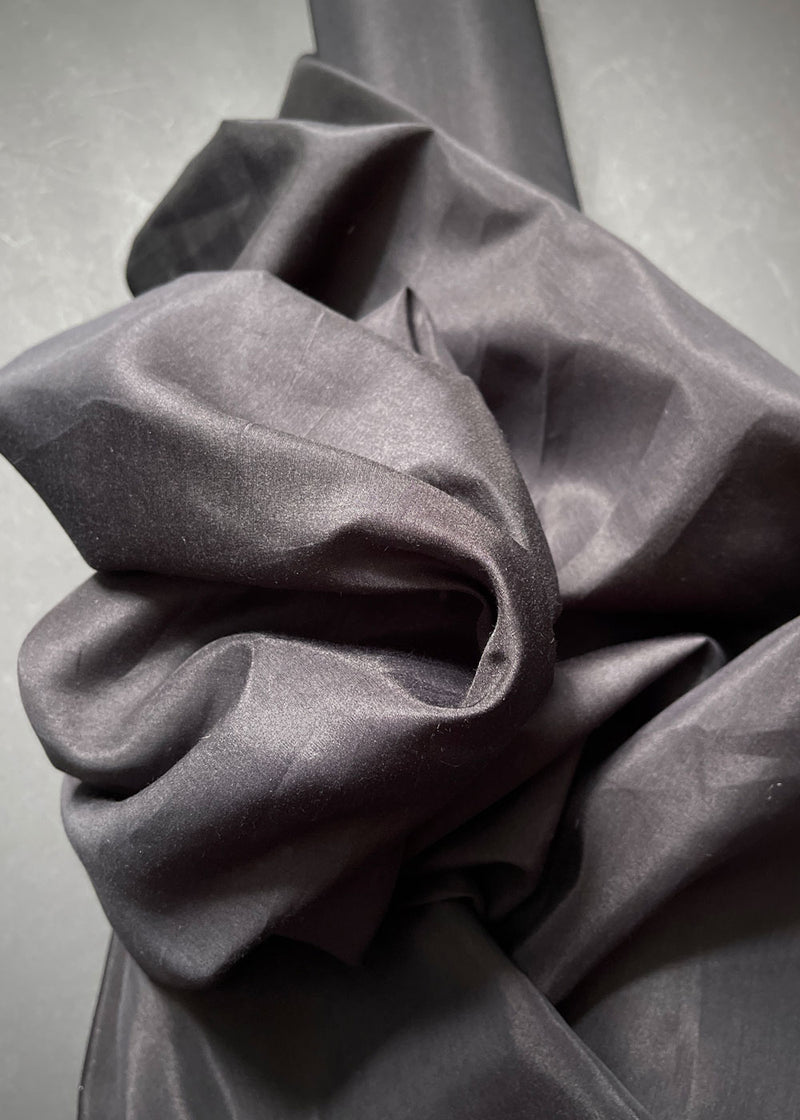 Silk Cotton Voile - Black