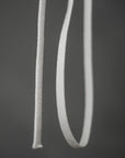 Cotton 10mm Drawstring. Grey