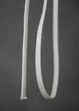 Cotton 10mm Drawstring. Grey