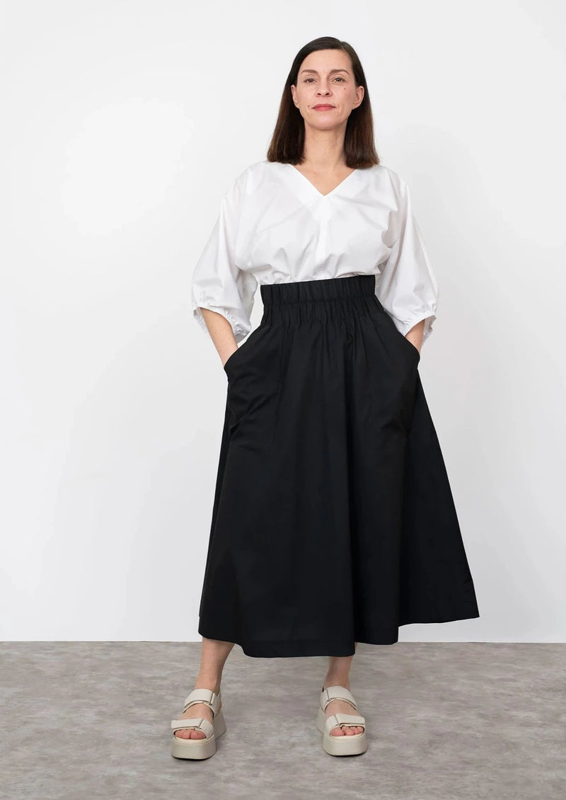 The Assembly Line Elastic Waist Maxi Skirt Miss Maude