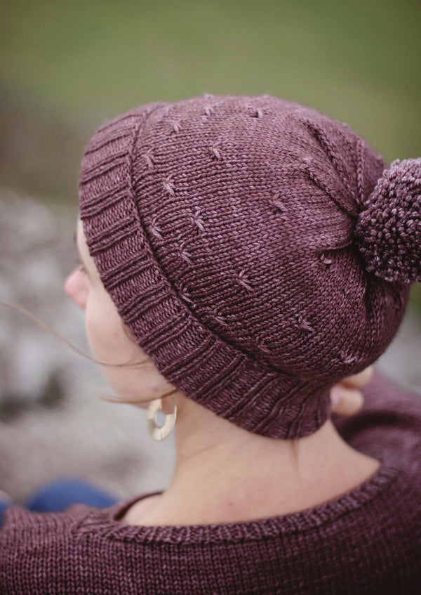 Erell Hat, by Along Avec Anna. Print Knitting Pattern