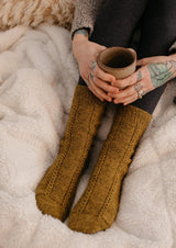 Tuku Honey Socks, Drea Renee. Print Knitting Pattern