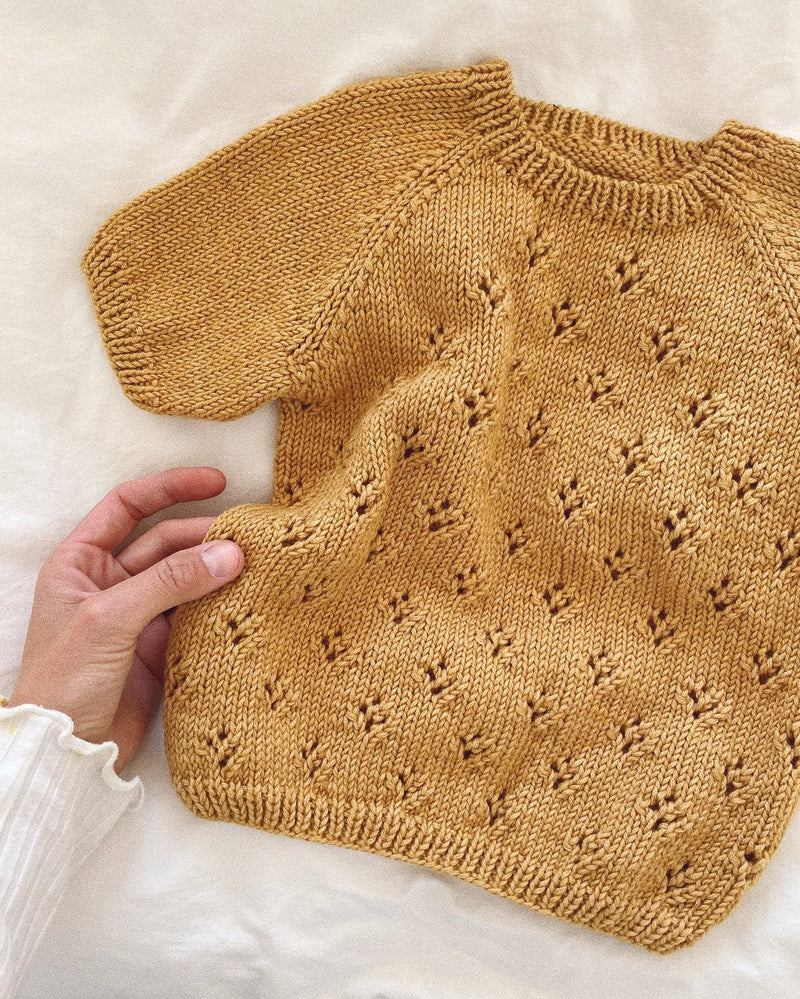 Rigmor's Summer Blouse, Petite Knit. Knitting Pattern