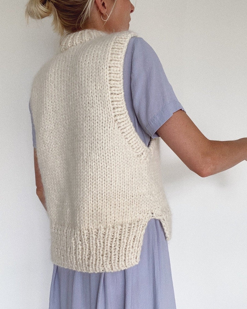 Holiday Slipover, Petite Knit. Knitting Pattern