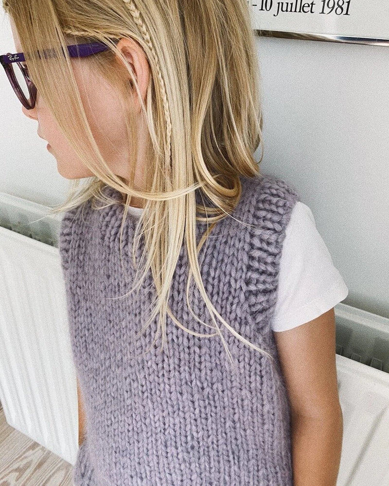 Holiday Slipover - Junior, Petite Knit. Knitting Pattern
