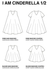 I Am Patterns, Cinderella Swing Top and Dress
