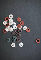 Cotton Buttons 11mm - Various Colours