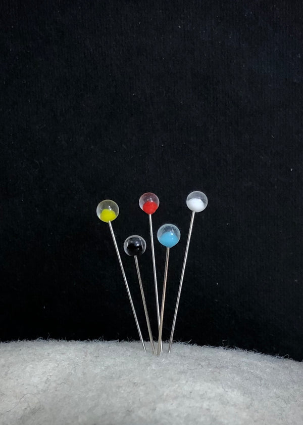 Tulip Shizuku Glass Head Pins