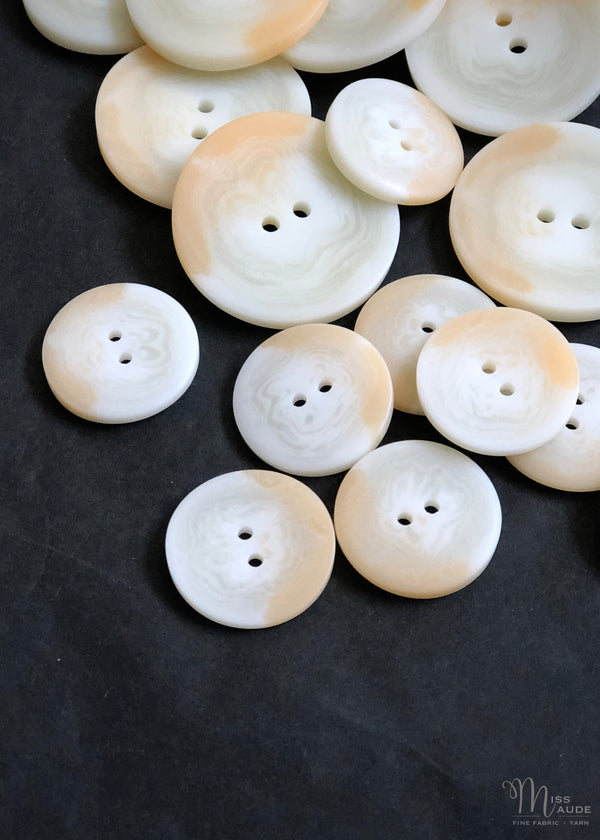 Natural Toned Coat Buttons, various sizes