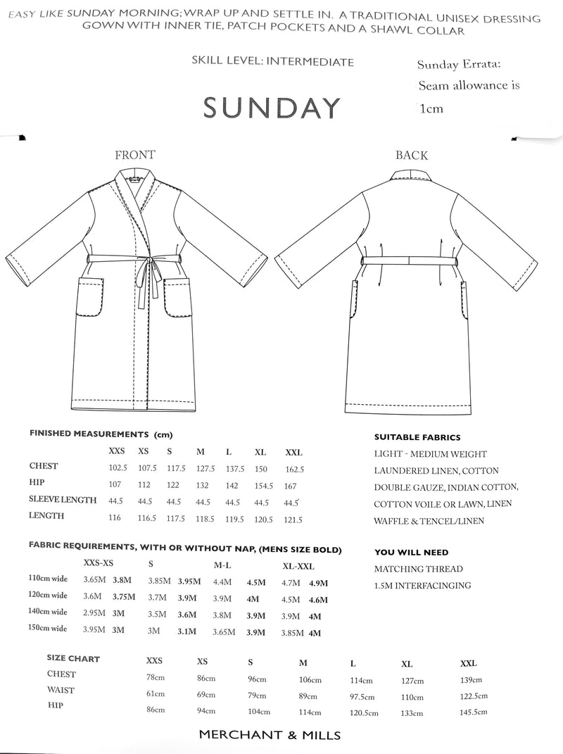 Merchant & Mills Sunday Dressing Gown