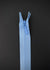 YKK Invisible Zip. Light Blue