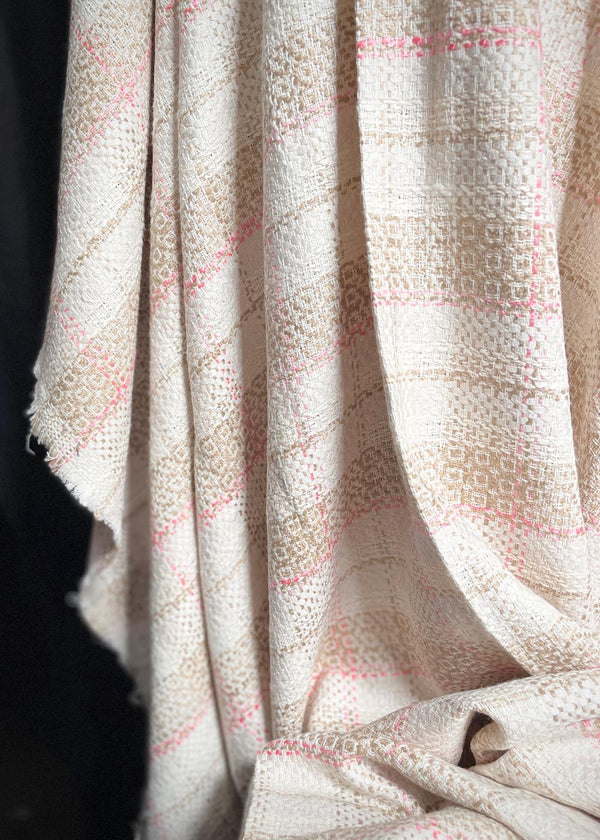 Italian Cotton Blend Tweed - Bella
