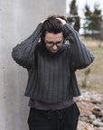 Midnight Jumper, Ruke Knit. Print Knitting Pattern