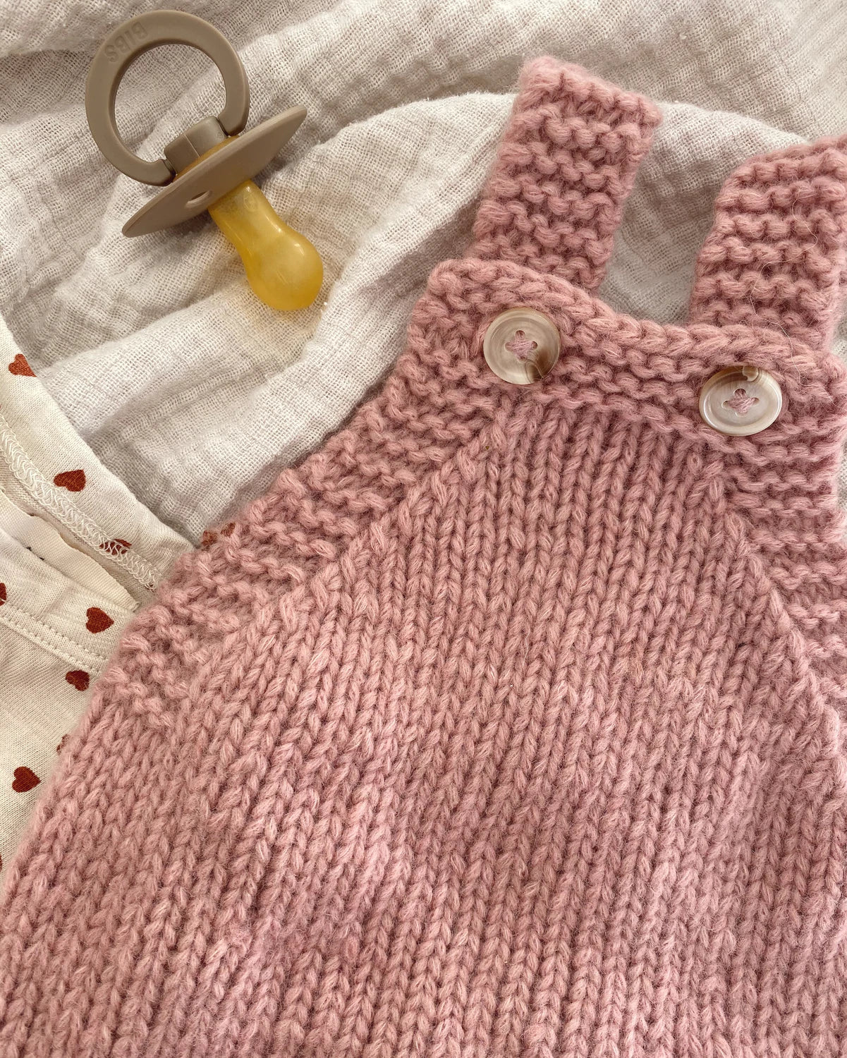 Little Brother&#39;s Romper, Petite Knit. Knitting Pattern