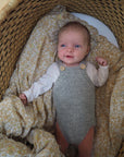 Little Brother's Romper, Petite Knit. Knitting Pattern