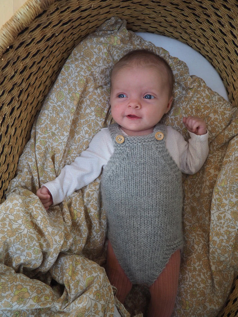 Little Brother's Romper, Petite Knit. Knitting Pattern