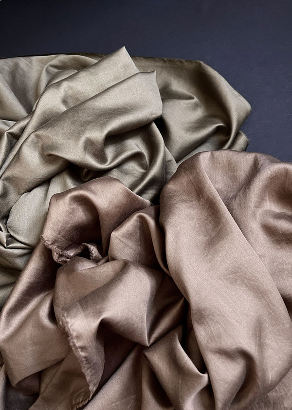 Luxe Cotton Sateen, Truffle Brown