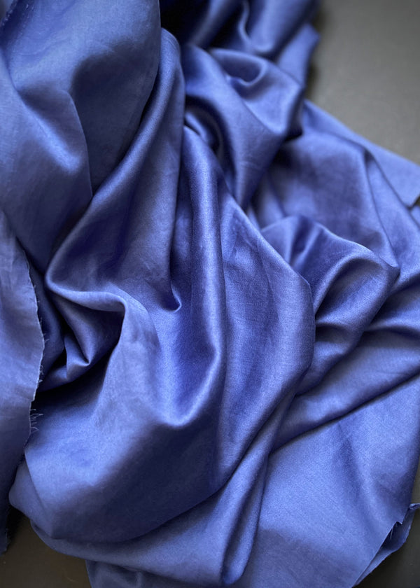 Luxe Cotton Sateen, Sapphire Blue
