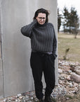 Midnight Jumper, Ruke Knit. Print Knitting Pattern