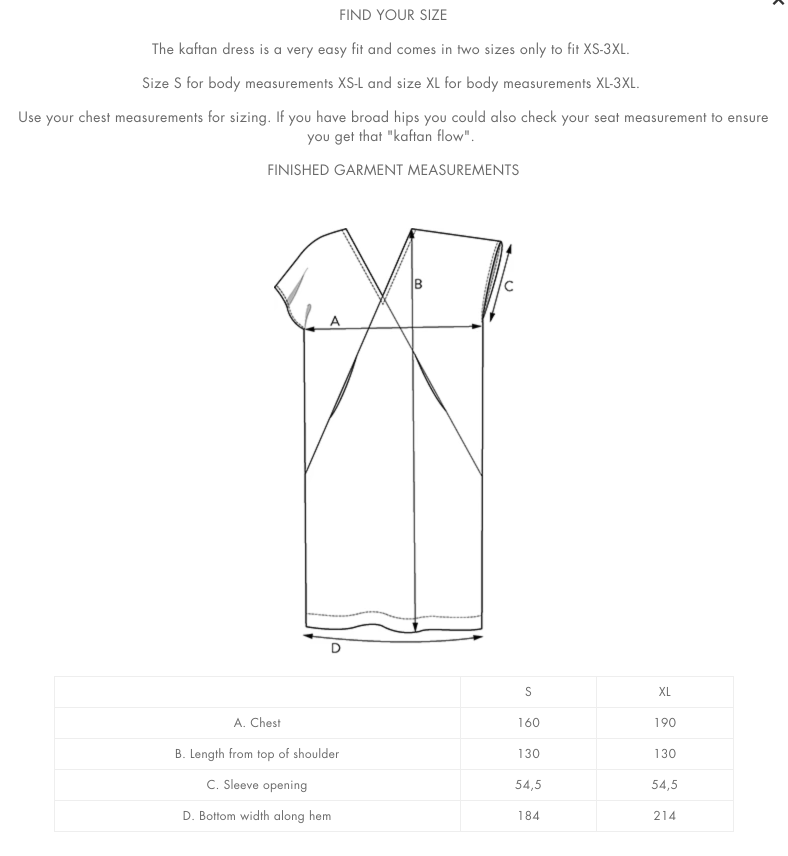 The Assembly Line - Minimalist Kaftan Dress