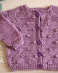 Noisette Cardigan, by Along Avec Anna. Print Knitting Pattern