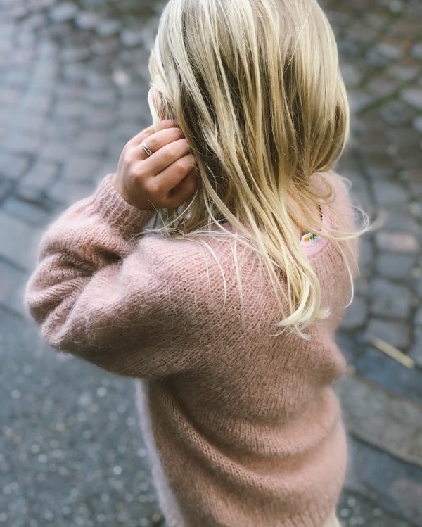 Novice Sweater Junior - Mohair Petite Knit. Knitting Pattern