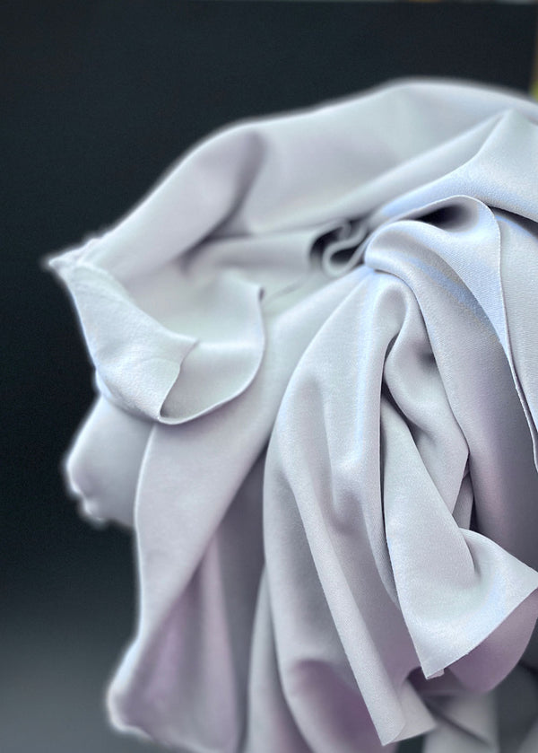 Organic Cotton/Elastane Interlock Knit - Dove Grey