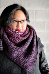 Perrine Shawl, Laura Chau. Print Knitting Pattern