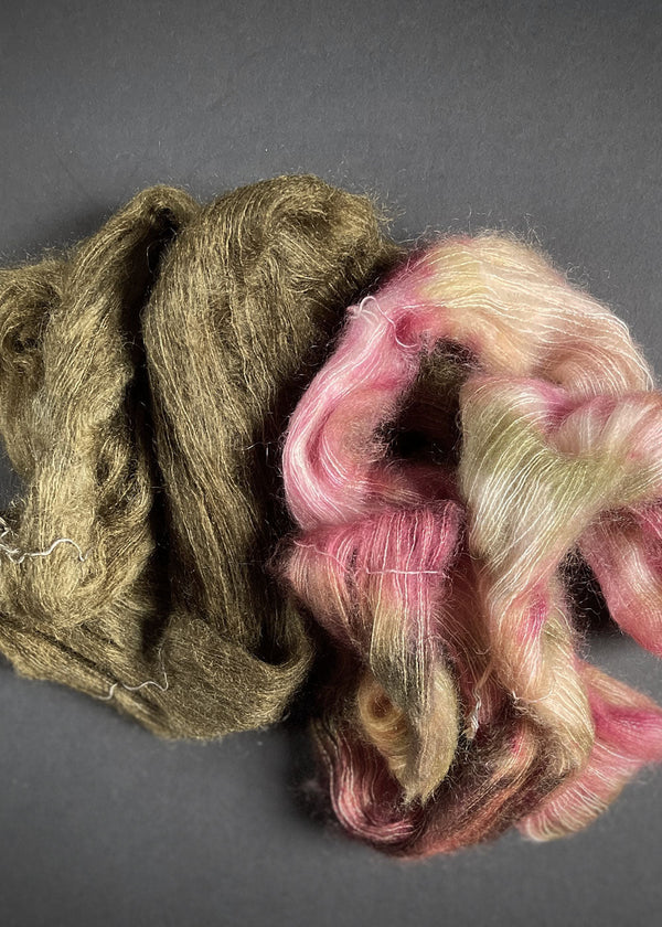 Prosper Yarn. Mint Mohair Silk Lace, Glory