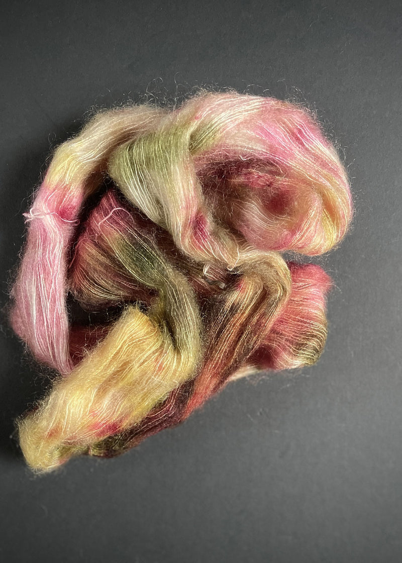 Prosper Yarn. Mint Mohair Silk Lace, Glory