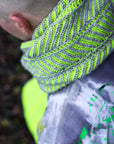 Briochevron Cowl & Scarf, by Westknits. Print Knitting Pattern