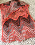 Briochevron Cowl & Scarf, by Westknits. Print Knitting Pattern