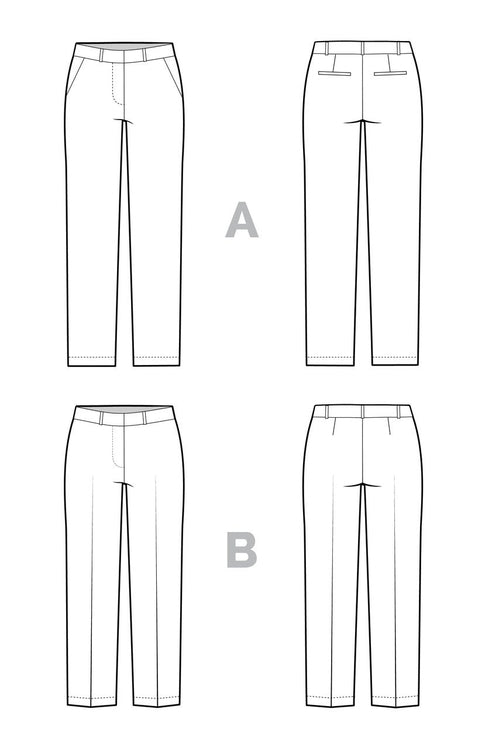 Closet Core Patterns Sasha Trousers