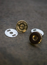 Magnetic Bag Snap - Gold, Nickel, or Antique Brass