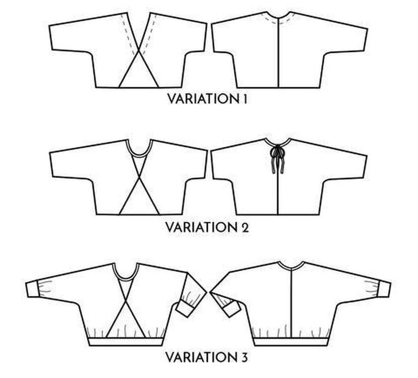 Papercut Patterns, Pinnacle Top and Sweater