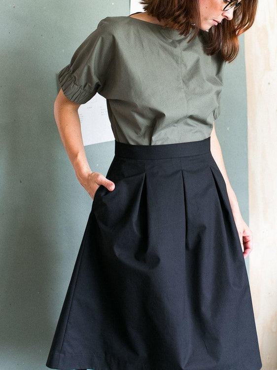 The Assembly Line - Three Pleat Skirt